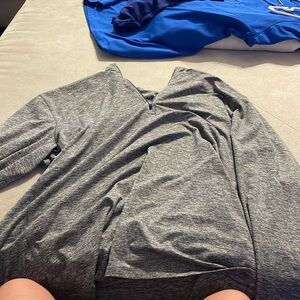 Grey long sleeve Nike work out shirt